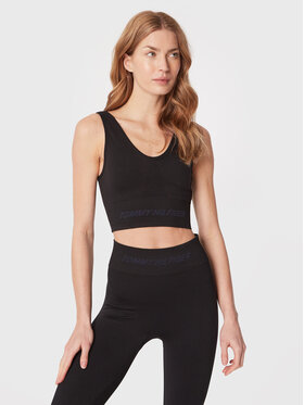 Tommy Hilfiger Tommy Hilfiger Špotni nedrček Intensity Shiny Seamless S10S101471 Črna