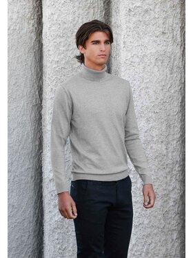 Volcano Volcano Sweter S-MAX Szary Regular Fit