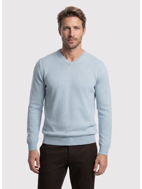 Pako Lorente Pako Lorente Sweter P26WB-2X-003 Niebieski Straight Fit