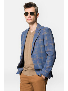 Lancerto Lancerto Marynarka Florence MA131123000016.NIEBIESKI Niebieski Slim Fit