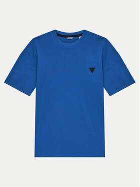 Guess Guess Tricou L4YI08 K8HM4 Albastru Regular Fit