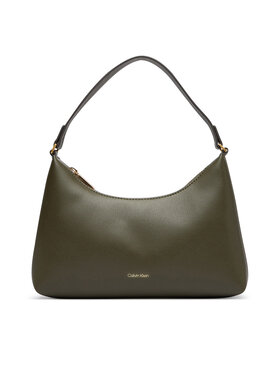 Calvin Klein Calvin Klein Kabelka Foil Logo Small Shoulder Bag LV04F3890G Tmavo zelená