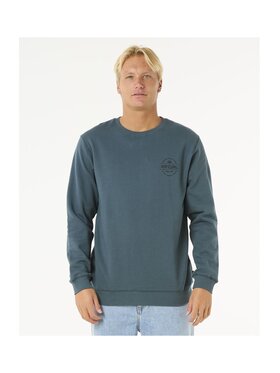 Rip Curl Rip Curl Bluza Stapler Crew Zielony Standard Fit
