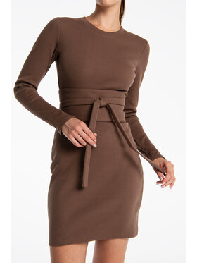 Nudyess Nudyess Cintura da donna Dark Belt z prążka Marrone