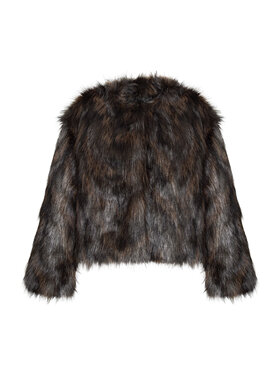 Magda Matyja Magda Matyja Futro VERA FAUX FUR Brązowy Loose Fit