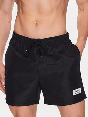 Tommy Hilfiger Tommy Hilfiger Plavecké šortky UM0UM02801 Čierna Regular Fit