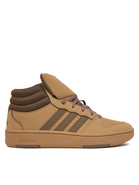 adidas adidas Sneakersy Hoops Mid Classic KI7495 Brązowy jasny