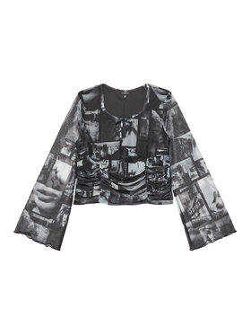 Guess Guess Блузка J5YH01 K0180 Чорний Regular Fit