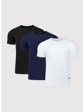 Pako Lorente Pako Lorente Komplet t-shirtów P000B-TT-001 Biały Slim Fit