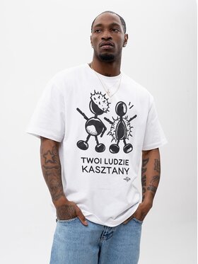 Jigga Wear Jigga Wear T-Shirt 132045 Biały Oversize