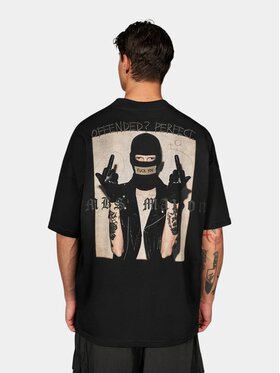 MADE BY SOCIETY MADE BY SOCIETY T-Shirt Perfect Offender - T17982 Czarny Basic Fit