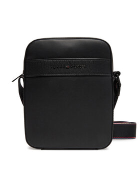 Tommy Hilfiger Tommy Hilfiger Geantă crossover Th Corp Mini Reporter AM0AM13224 Negru