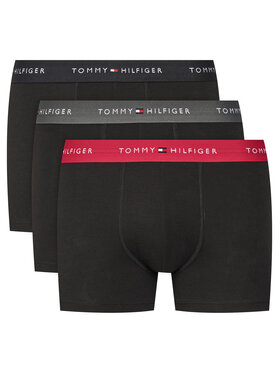 Tommy Hilfiger Tommy Hilfiger Sada 3 kusů boxerek UM0UM02763 Černá