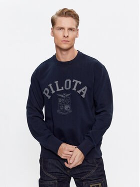 Aeronautica Militare Aeronautica Militare Pulóver 232FE1817F518 Sötétkék Comfort Fit