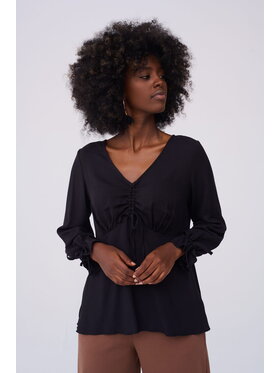 blue shadow blue shadow Bluzka Kylie BS Czarny Standard Fit