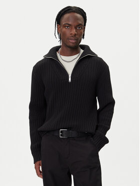 HUGO HUGO Sveter Srigg 50547002 Čierna Relaxed Fit