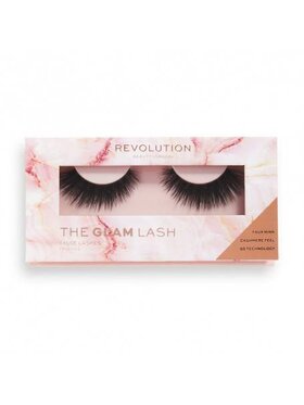 Makeup Revolution Makeup Revolution MAKEUP REVOLUTION The Glam Lash False Eyelashes 5D Zestaw kosmetyków czarny