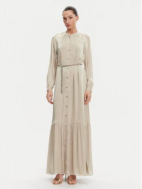 MICHAEL Michael Kors MICHAEL Michael Kors Rochie tip cămașă MS482CM8BB Bej Regular Fit