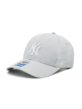 47 Brand 47 Brand Czapka z daszkiem Mlb New York Yankees Raised Basic '47 Mvp Junior B-RAC17CTP-GY Szary