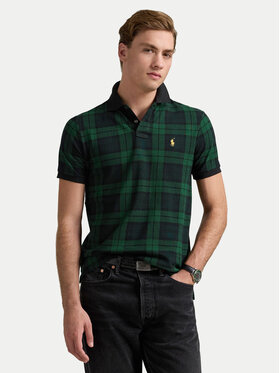 Polo Ralph Lauren Polo Ralph Lauren Pólóing 710962013001 Zöld Custom Slim Fit