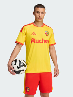 adidas adidas Koszulka techniczna 169991 Żółty Slim Fit