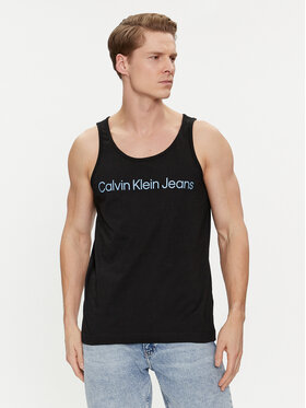 Calvin Klein Jeans Calvin Klein Jeans Tank top Institutional Logo J30J323099 Czarny Regular Fit
