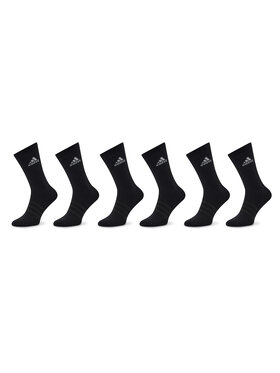 adidas adidas Garās zeķes Cushioned Sportswear Crew Socks 6 Pairs IC1316 Melns