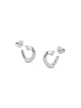 Guess Guess Kolczyki JUBE05535JW Srebrny