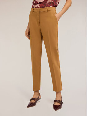 Motivi Motivi Pantaloni di tessuto P069Q004098N012 Marrone Regular Fit