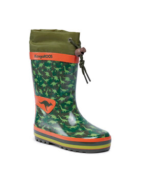 KangaRoos KangaRoos Cizme de cauciuc K-Rain 18244-000-8062 Verde
