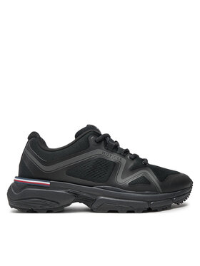 Tommy Hilfiger Tommy Hilfiger Αθλητικά M Runner Tech Knit FM0FM05109 Μαύρο