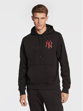 New Era MLB New York Yankees Team Logo Hoodie 60284625, Mens, hoodie,  Black/White, L