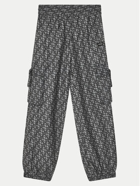 Guess Guess Stoffhose J5RB09 WH2K0 Schwarz Cargo Fit