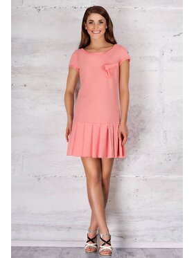 Infinite You Infinite You Sukienka letnia M060 Różowy Basic Fit
