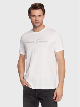 Armani Exchange Armani Exchange T-shirt 6LZTHB ZJBVZ 1100 Bianco Slim Fit