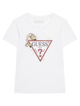Guess Guess Tričko K6RI09 K6YW4 Biela Regular Fit