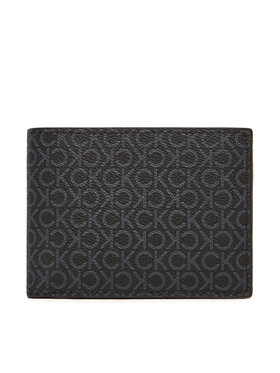 Calvin Klein Calvin Klein Ανδρικό Πορτοφόλι Ck Must Mono Comp Trifold W Coin LV04D1040G Μαύρο