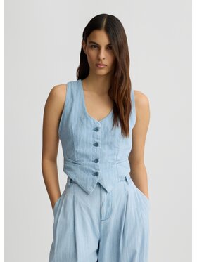 Liu Jo Liu Jo Kamizelka UA5122D498978822 Błękitny Regular Fit