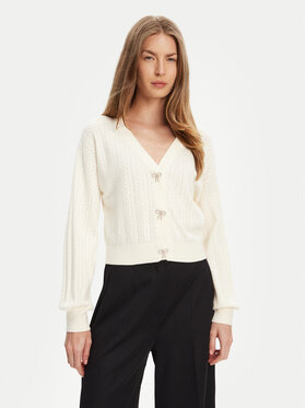 Guess Guess Ζακέτα W5YR01 Z2ZK2 Λευκό Regular Fit