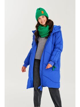 NAOKO NAOKO Zimní bunda Montreal Wave Modrá Regular Fit