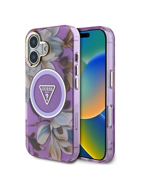 Guess Guess Etui na telefon Apple iPhone 16 Fioletowy