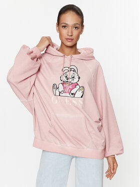 Guess Guess Bluză W3BQ03 K9R31 Roz Regular Fit