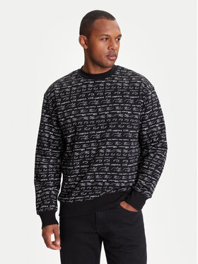 KARL LAGERFELD KARL LAGERFELD Majica dugih rukava 705109 553910 Crna Regular Fit