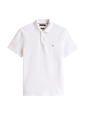 Tommy Hilfiger Tommy Hilfiger T-Shirt q-dav-58032 Biały Regular Fit