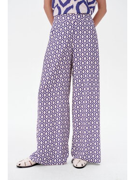 blue shadow blue shadow Spodnie damskie Anife Niebieski Regular Fit