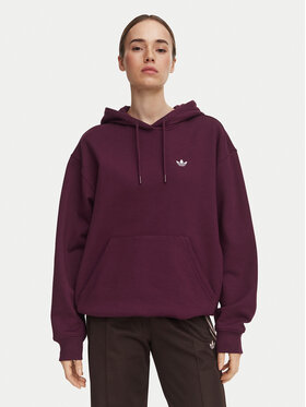 adidas adidas Hanorac Essentials Oversized Fleece Hoodie KT2274 Vișiniu Regular Fit