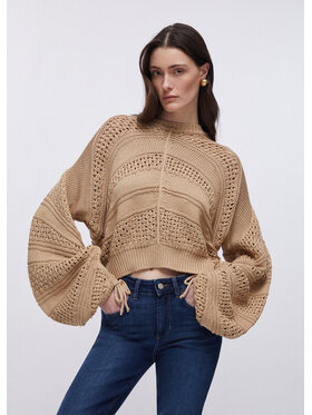 Liu Jo Liu Jo Sweter WA6419MA86R41208 Beżowy Regular Fit