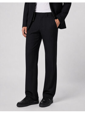 PHILIPP PLEIN PHILIPP PLEIN Kalhoty z materiálu 31281 Černá Regular Fit