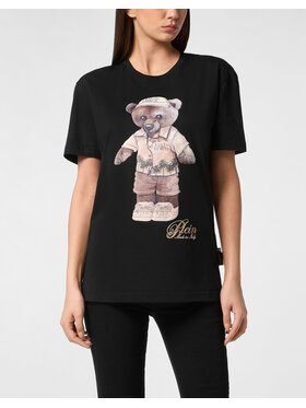 PHILIPP PLEIN PHILIPP PLEIN T-Shirt 27407 Czarny Over Fit