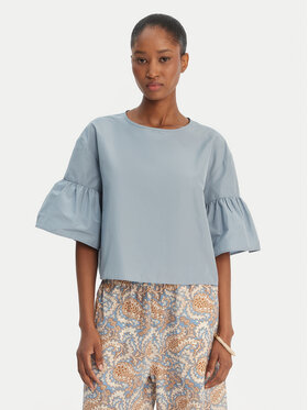 Weekend Max Mara Weekend Max Mara Blúzka Break 2615111152 Modrá Loose Fit